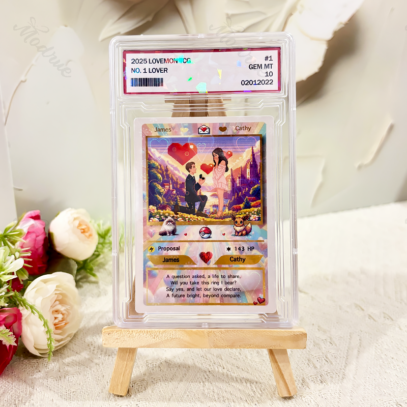 Personalized Pixel Art Themed Card