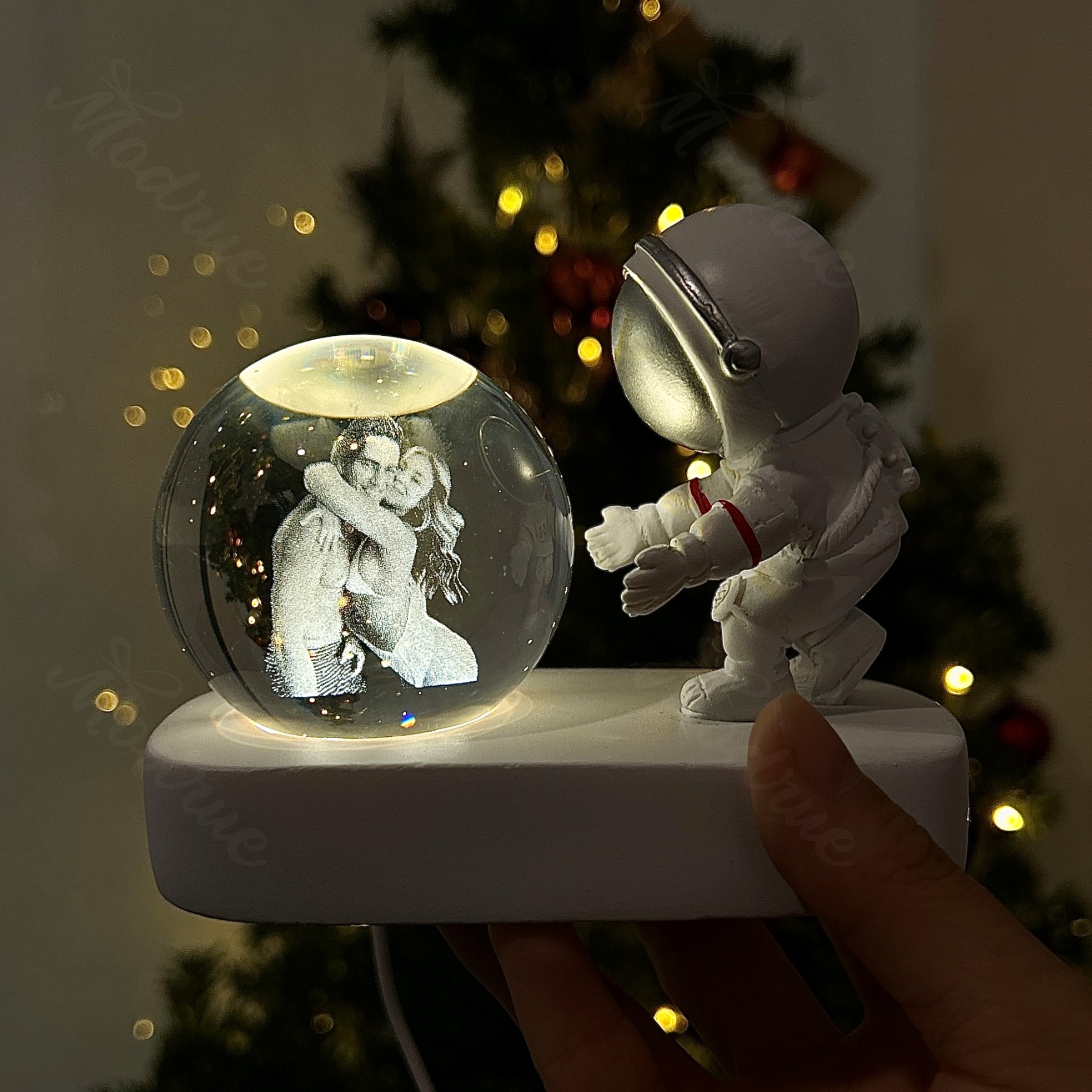 Personalized 3D Photo Crystal Ball