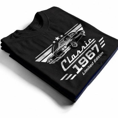 Personalized Classic Tee With Photo Car Art