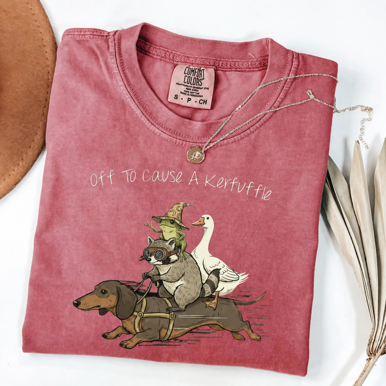 The Dachshund, Raccoon & Silly Goose - Chaos Crew Tee