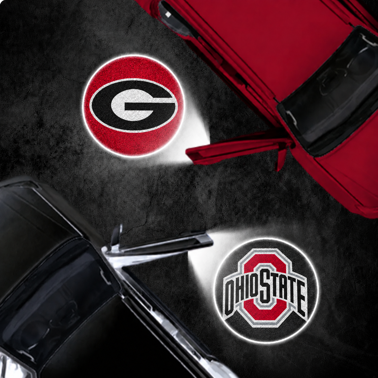 College Football Team Car Door Projector