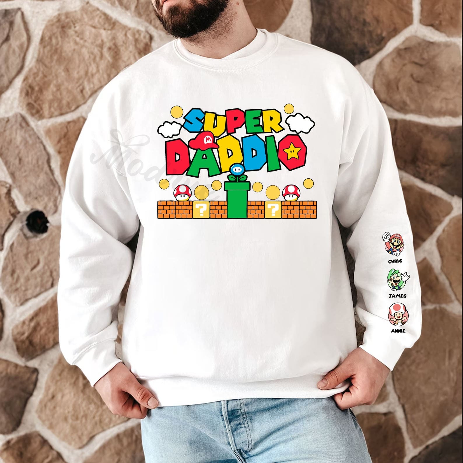 Custom Super Daddio Sweatshirt