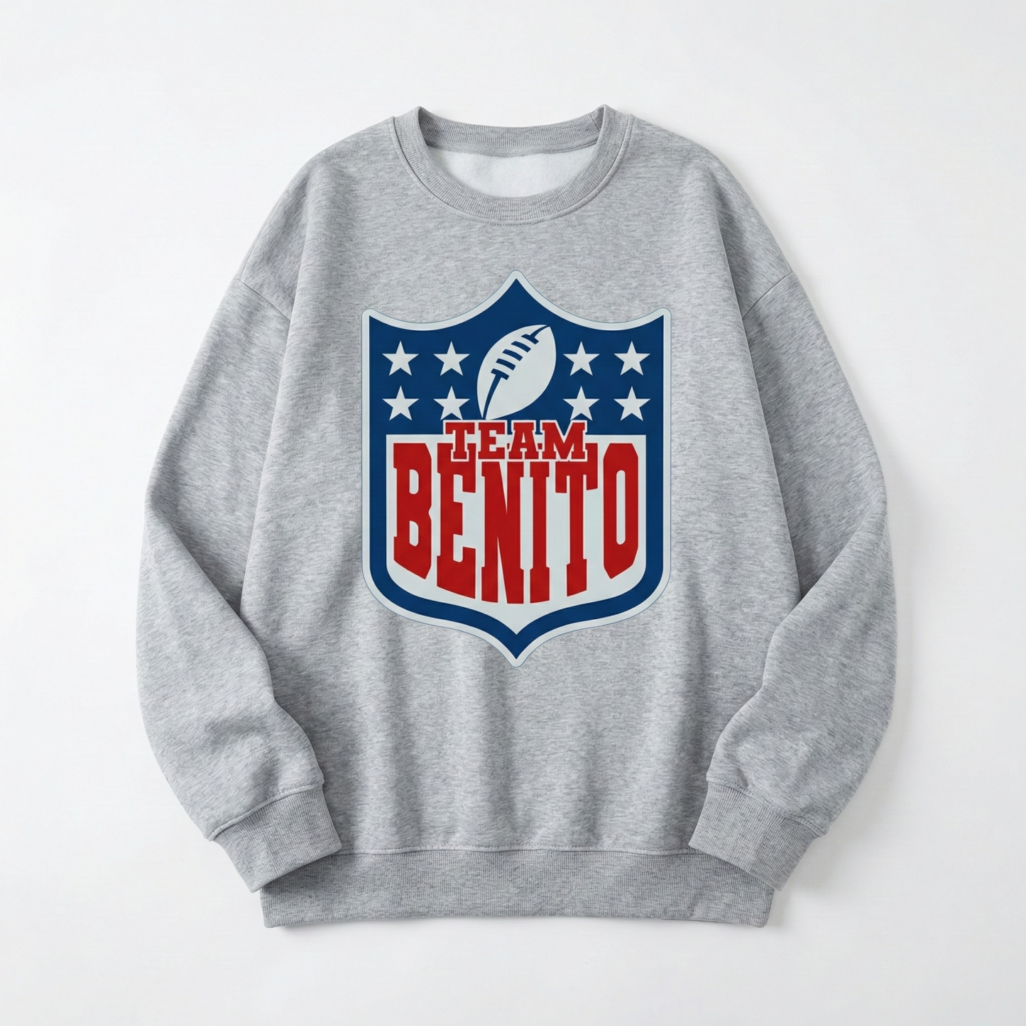 Team Benito "Halftime Show" Graphic Sweatshirt - Retro Football Style