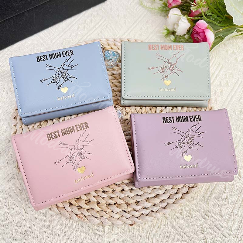 Best Mum Ever Women's Short Wallet Gift For Her