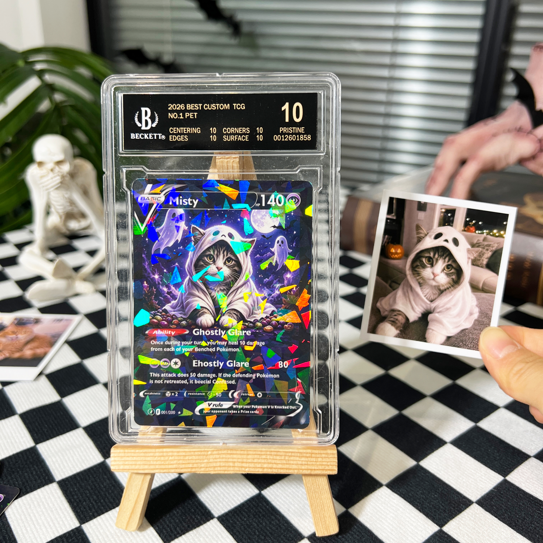 Halloween Magical Pets Custom Collectible Trading Cards 🎃
