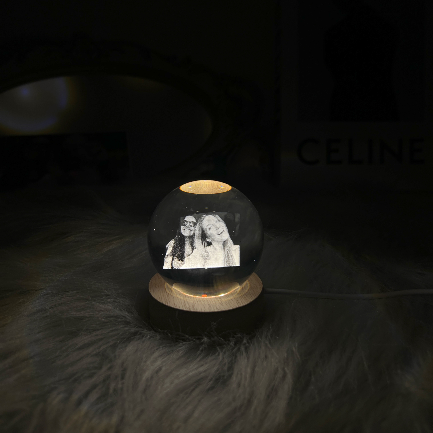 Personalized 3D Heart Crystal Photo Gift