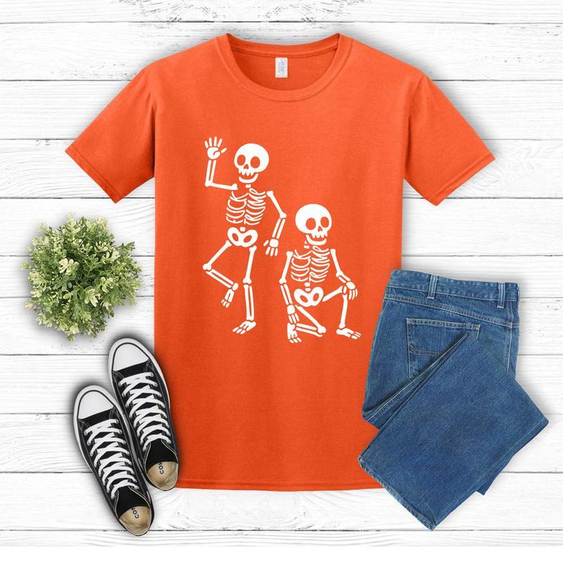 Subtle Skeletons Fk Halloween Shirt