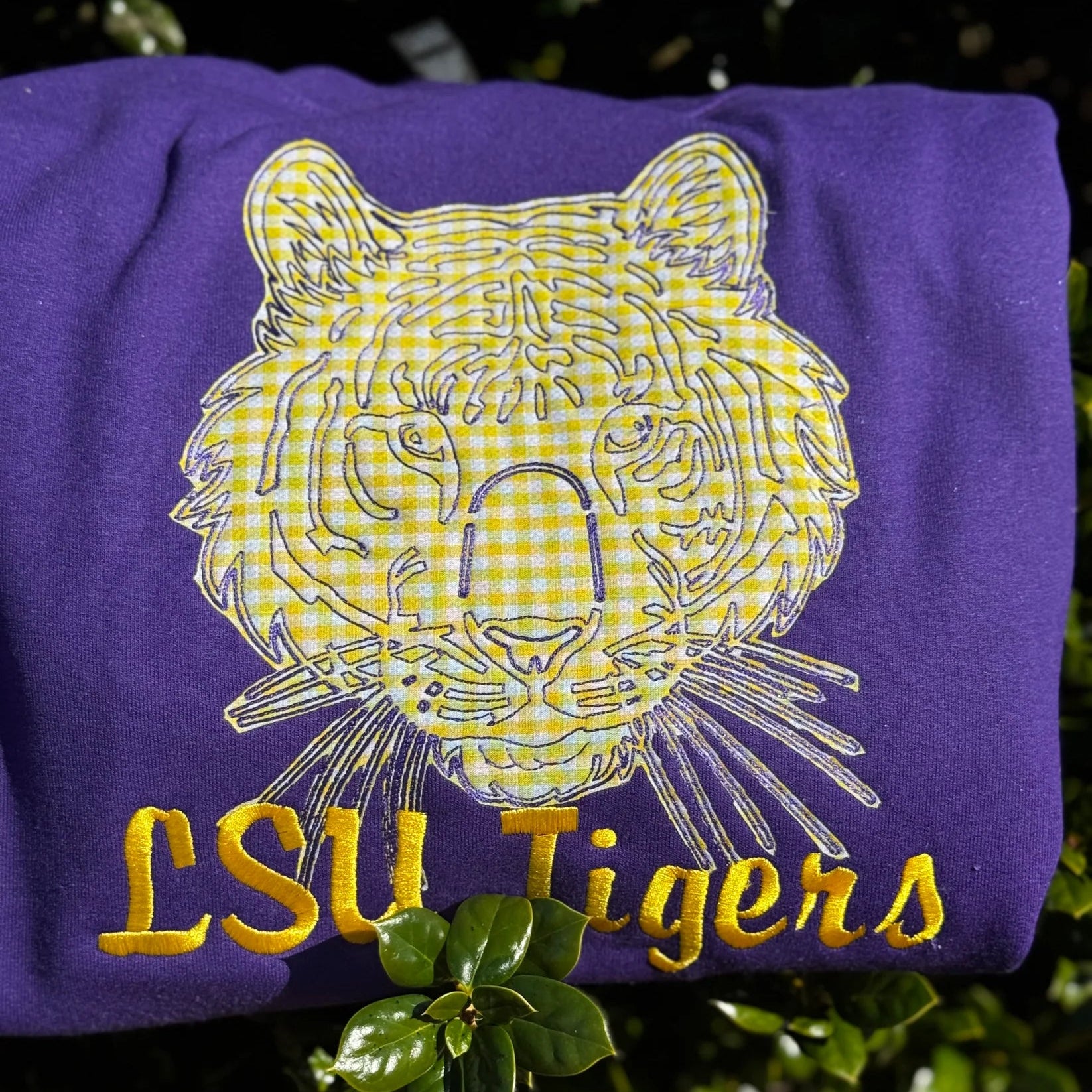 Team Spirit Sweatshirt – Applique Embroidered Side Bow Pullover