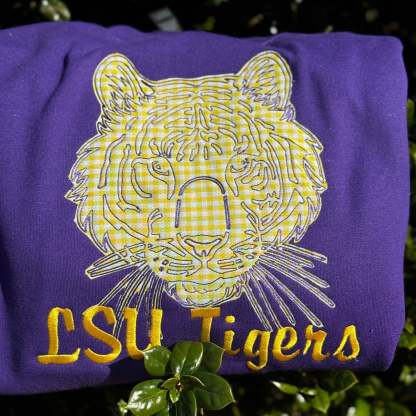 Team Spirit Sweatshirt – Applique Embroidered Side Bow Pullover