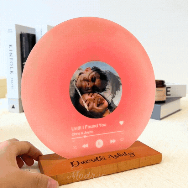 Personalized Record with Photo - Lenticular Song Plaque with NFC🎵
