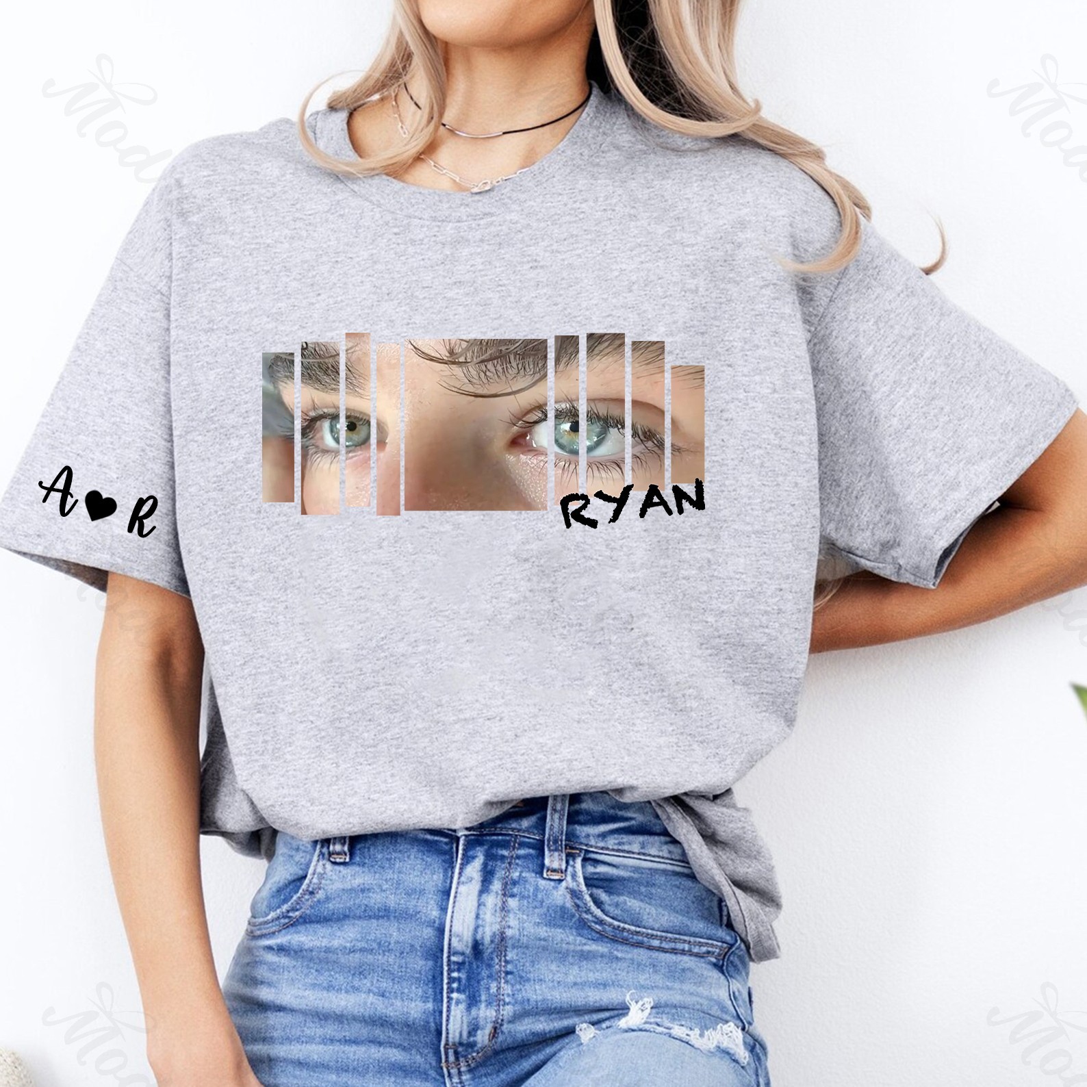Custom Eyes Shirt, Boyfriend Eyes Tee