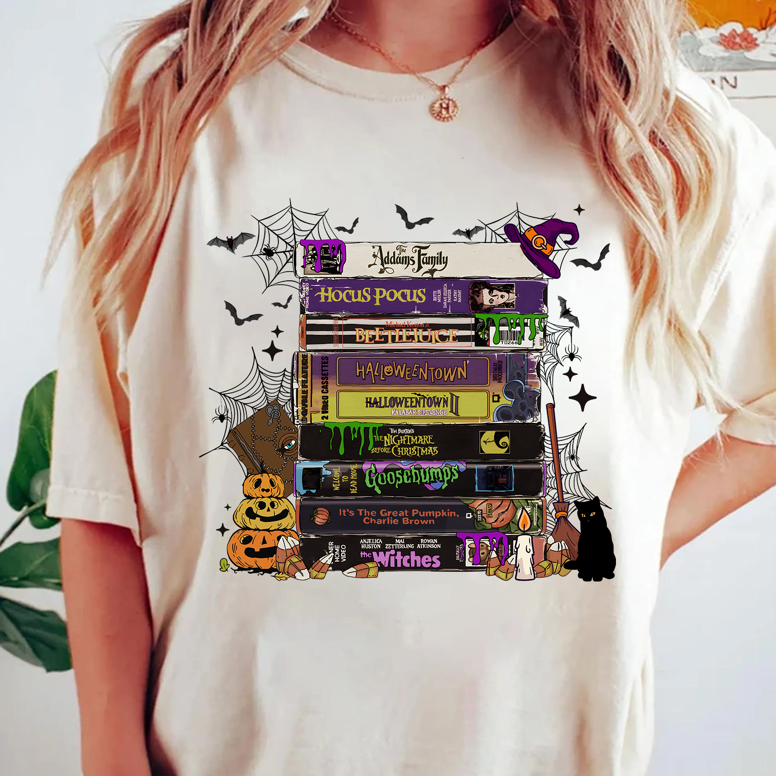 Retro Halloween Movie Tape Shirt