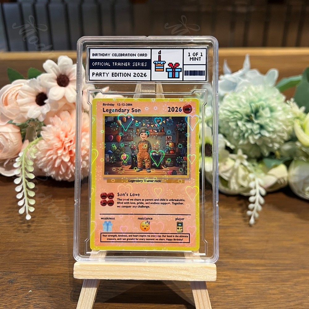 Custom Anime Legendary Kid Card Birthday Mother’s Day Gift 