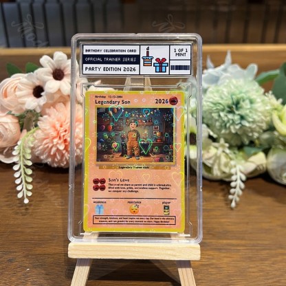 Custom Anime Legendary Kid Card Birthday Mother’s Day Gift 