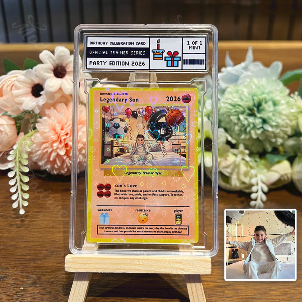 Custom Anime Legendary Kid Card Birthday Mother’s Day Gift 