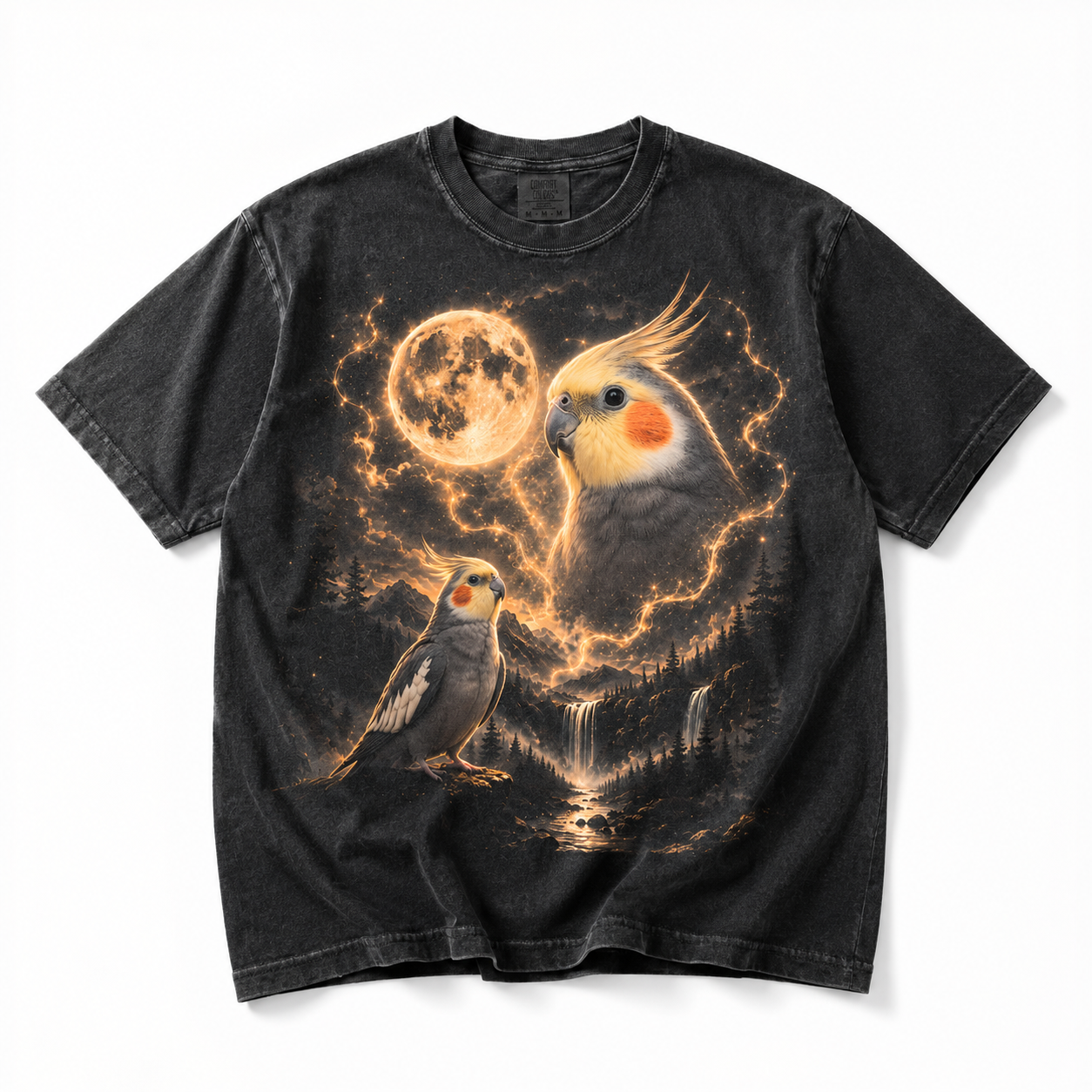 "Mystic Moonlight" Custom Pet Portrait Vintage Tee