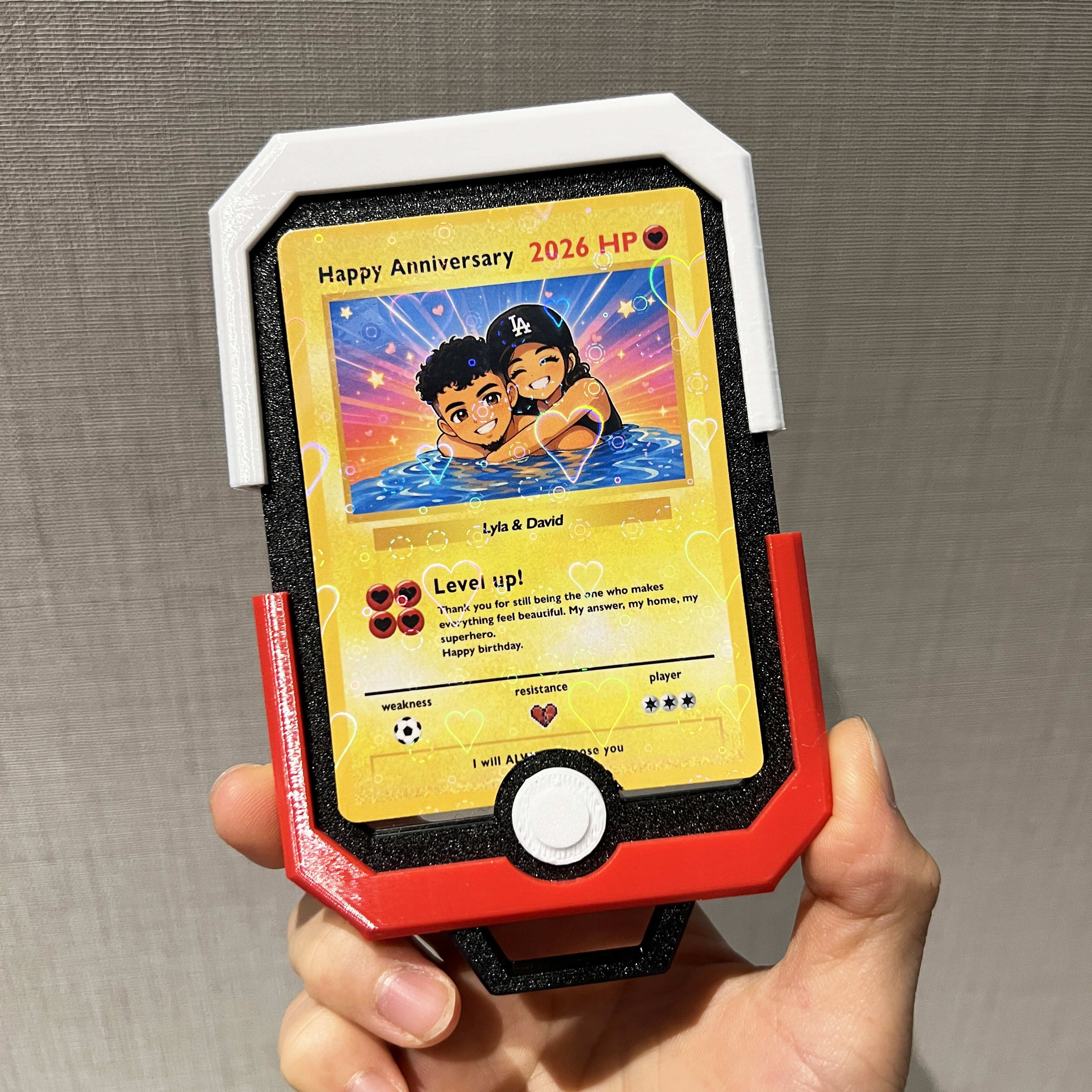 Custom Couple Anime Trading Card