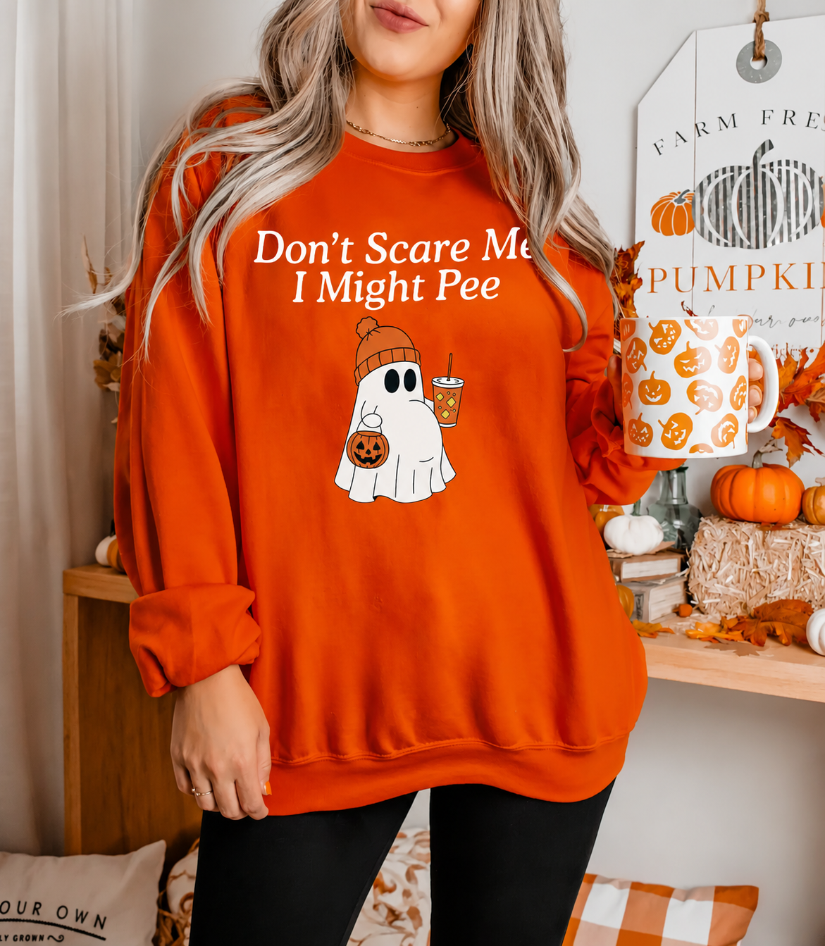 I Might Pee Ghost Pregnant Halloween Shirt