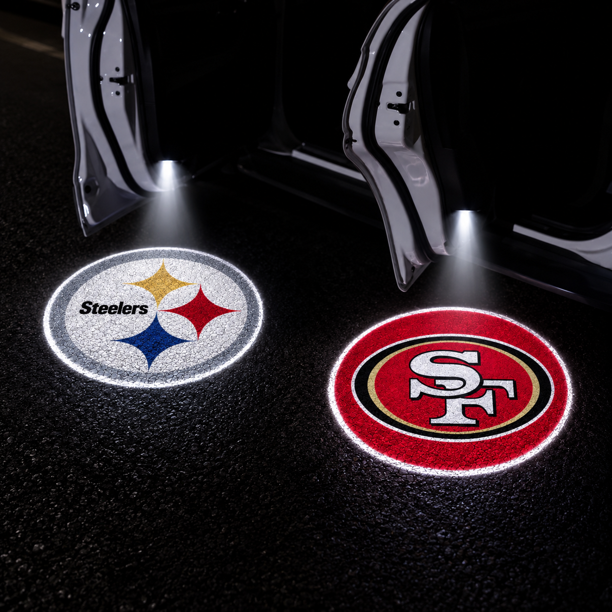 Football Team Car Door Projector Lights