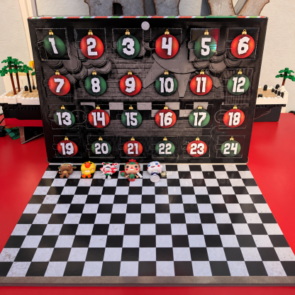 24-Day Mystery Bear Christmas Advent Calendar Box