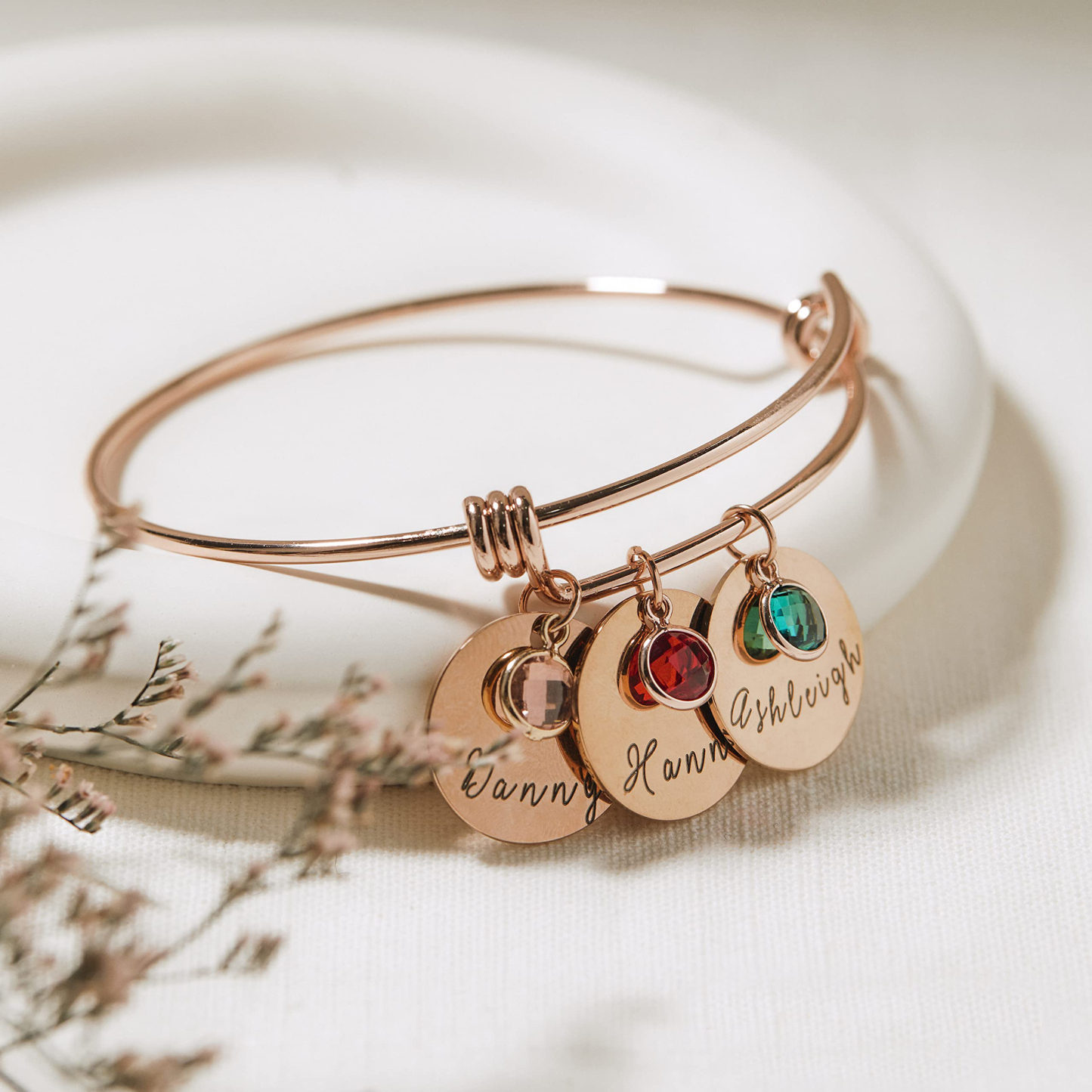 Personalized Mother's Day Gift Custom Birthstone Bracelet