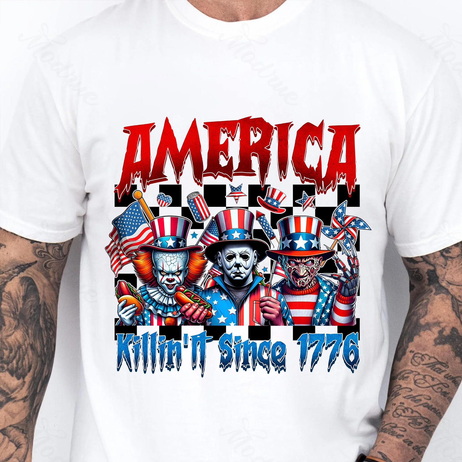 Horror Movie Fourth Of July Shirt