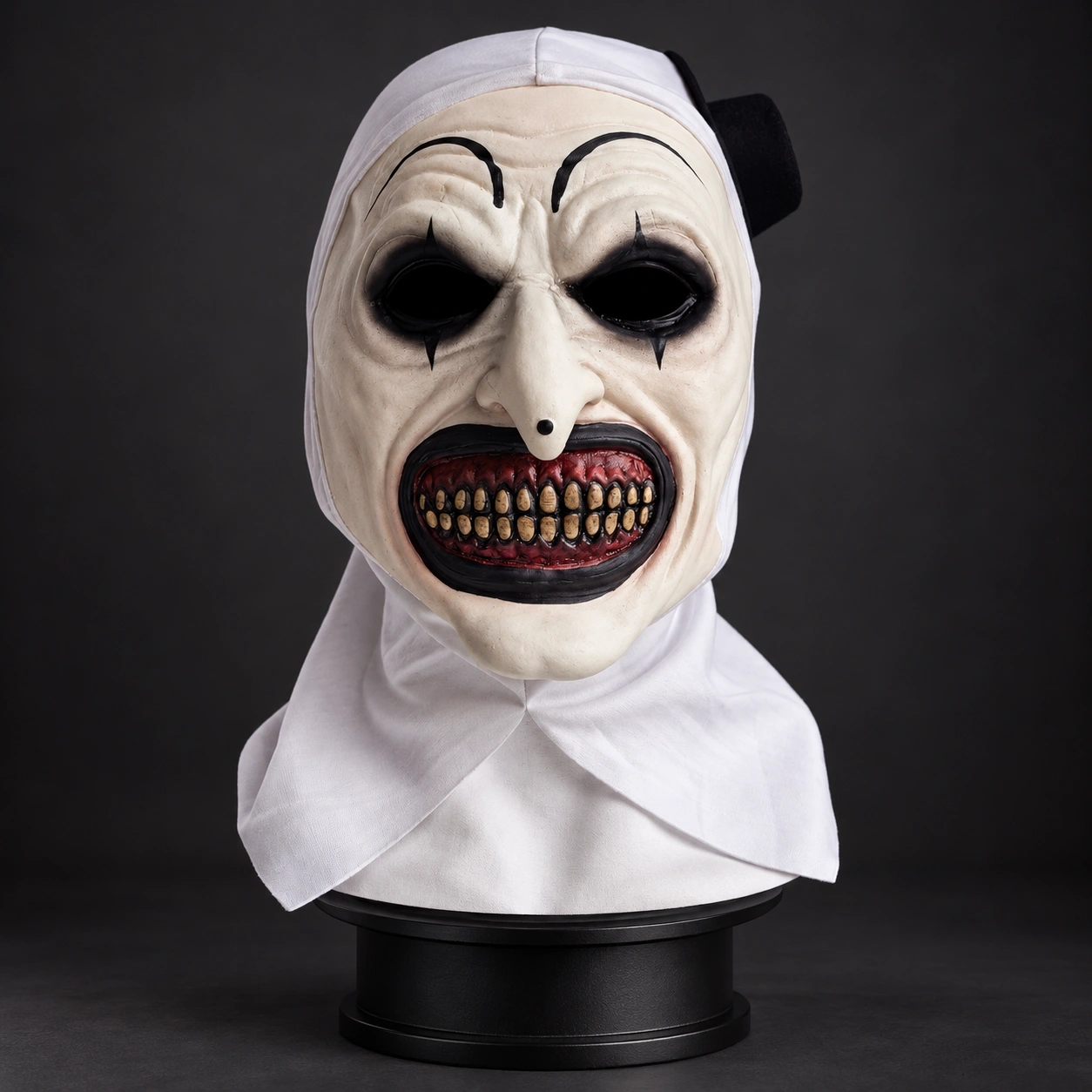 Art the Clown Classic Terrifier Silicone Horror Mask Hero Eyeless