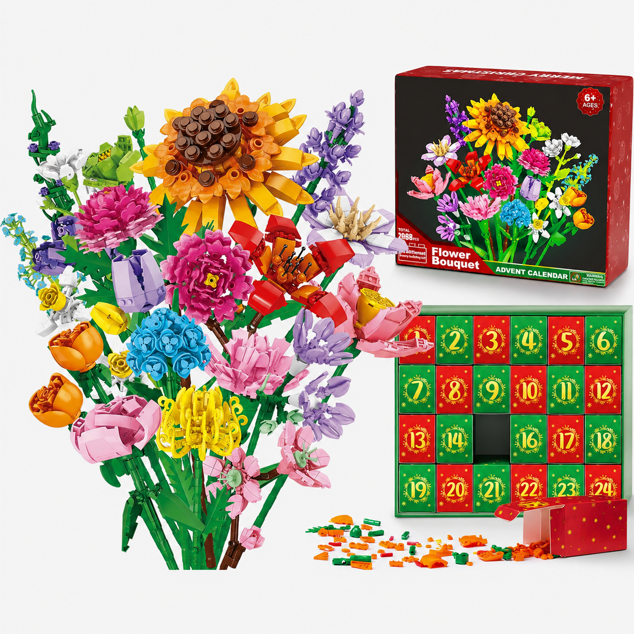 Christmas Floral Calendar DIY Kit