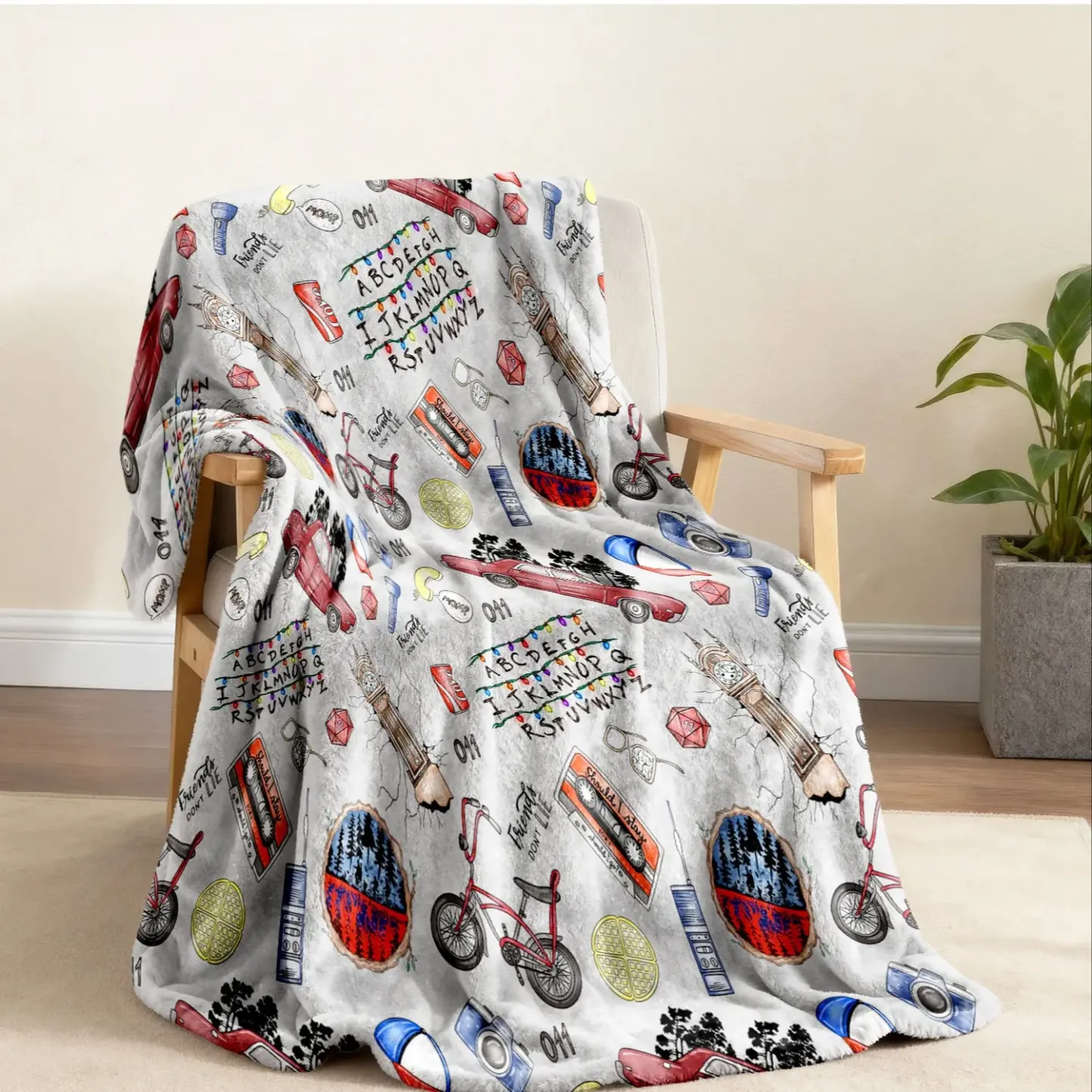 Iconic Posters From Season 1-5 Collection Flannel Blanket