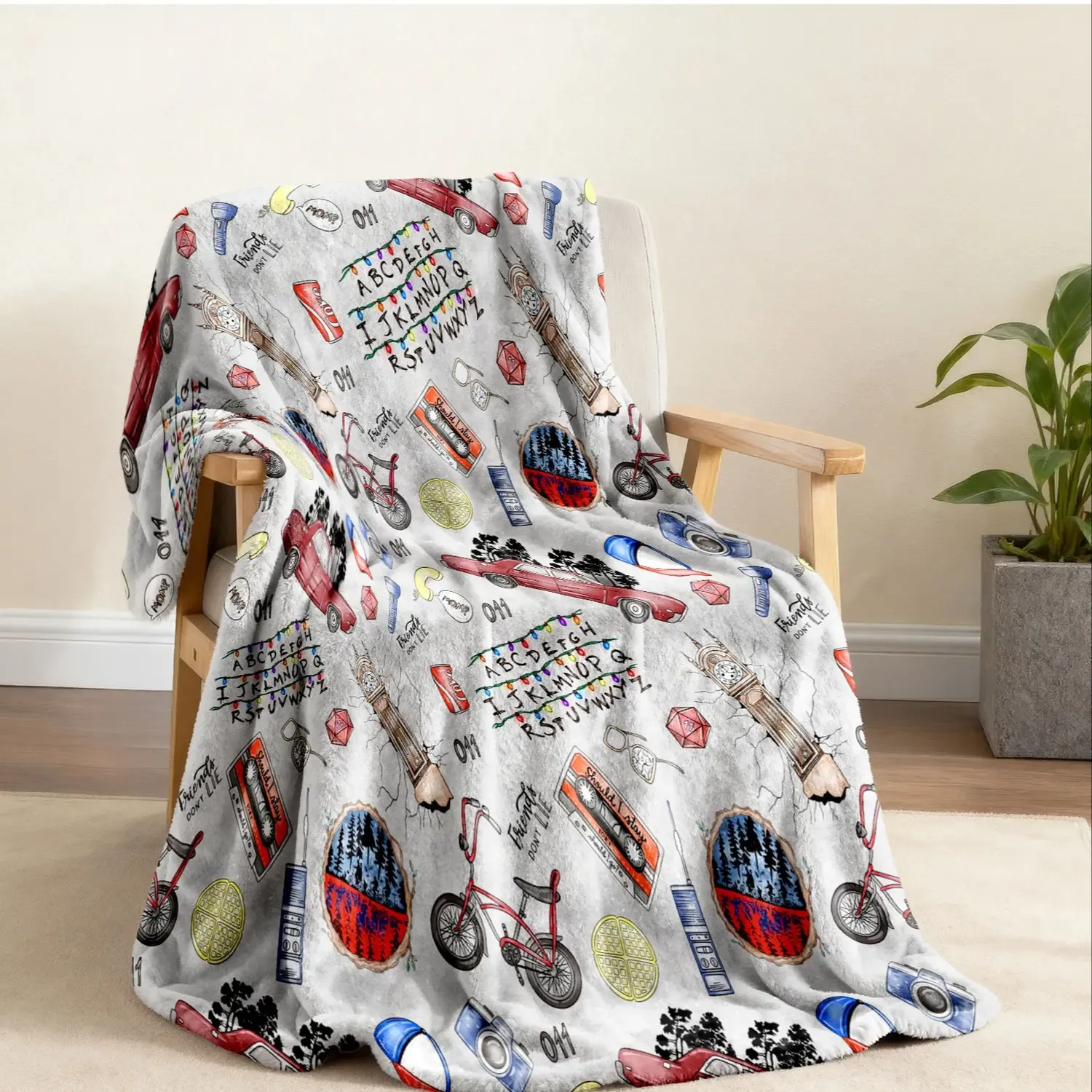 Iconic Posters From Season 1-5 Collection Flannel Blanket