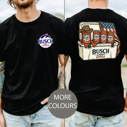 4th of July Funny Beer Two Sided T-shirt