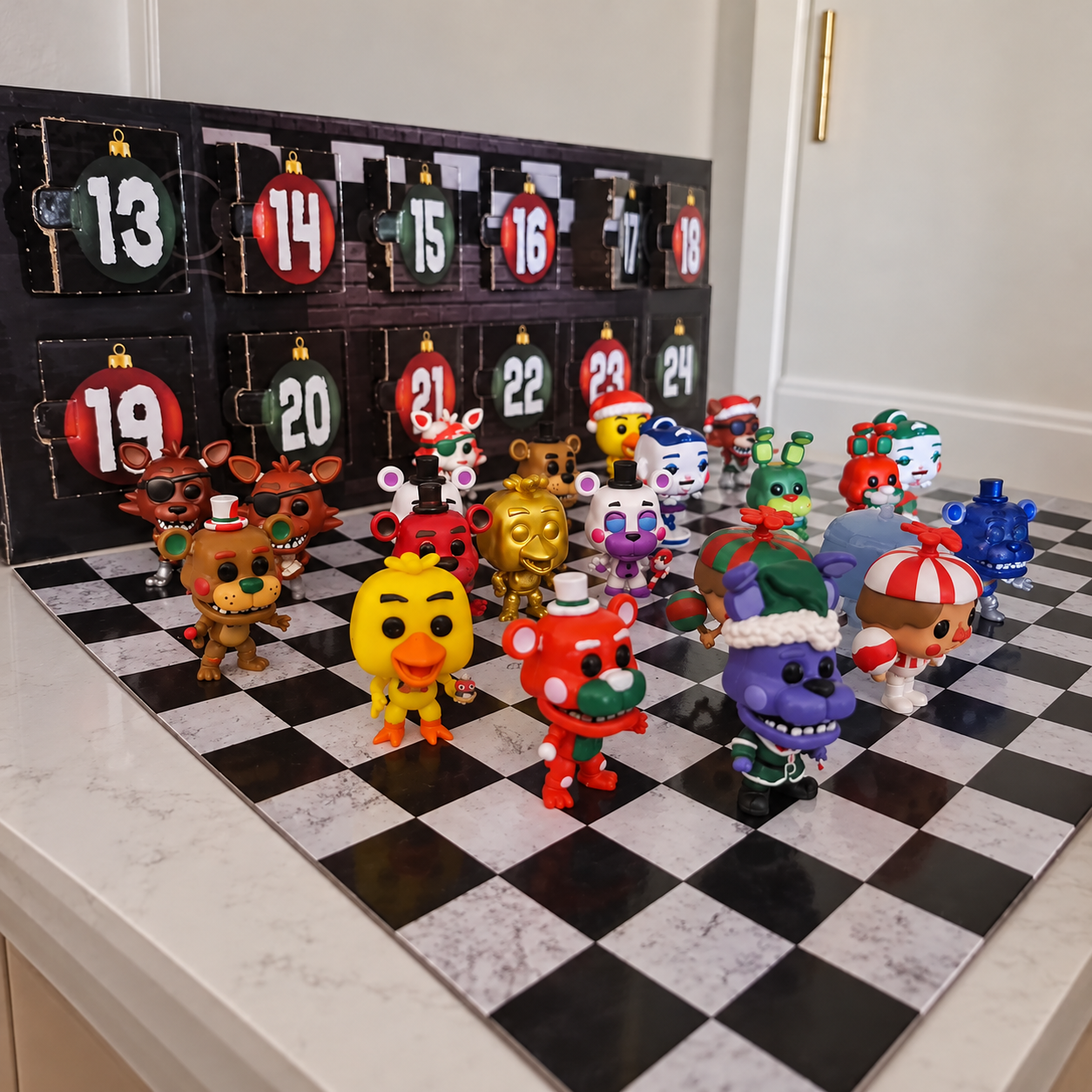 24-Day Mystery Bear Christmas Advent Calendar Box