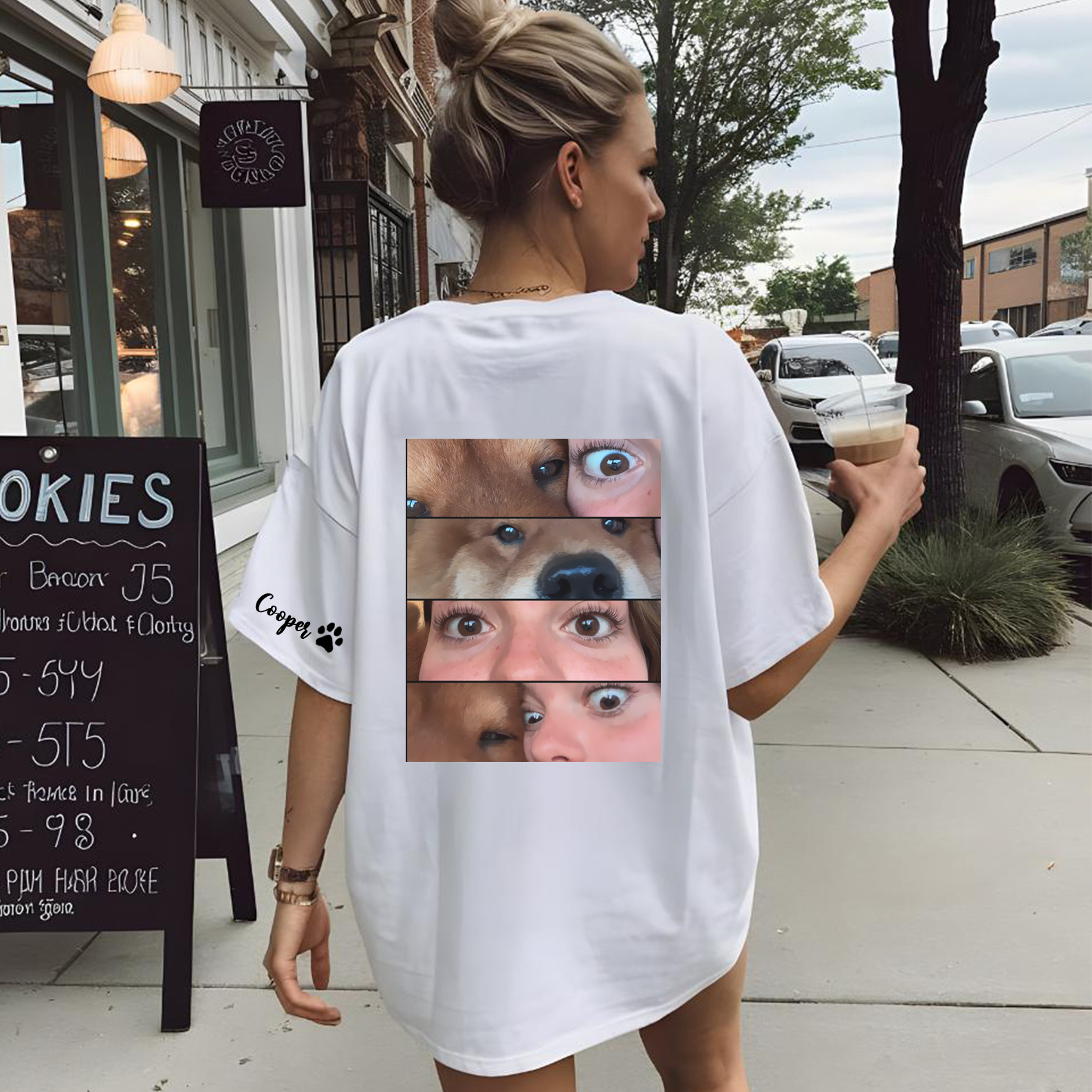 Personalized Eyes Shirt with Pet