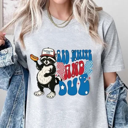 Red White and Due, 4th of July Pregnancy Announcement Shirt