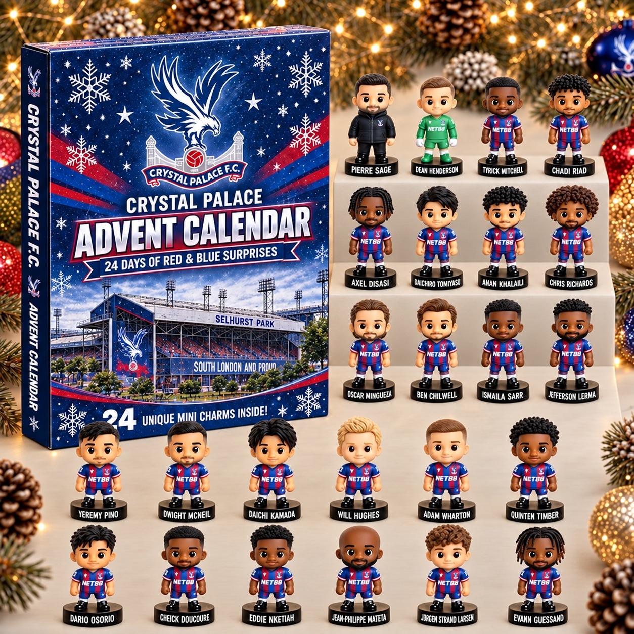 Crystal Palace · Football Fan 24-Day Advent Calendar – Soccer Club Countdown Gift Box
