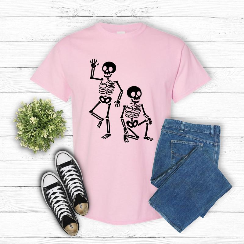 Subtle Skeletons Fk Halloween Shirt