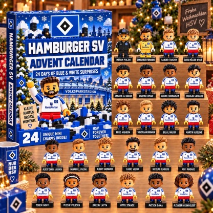 Hamburger SV · Football Fan 24-Day Advent Calendar – Soccer Club Countdown Gift Box