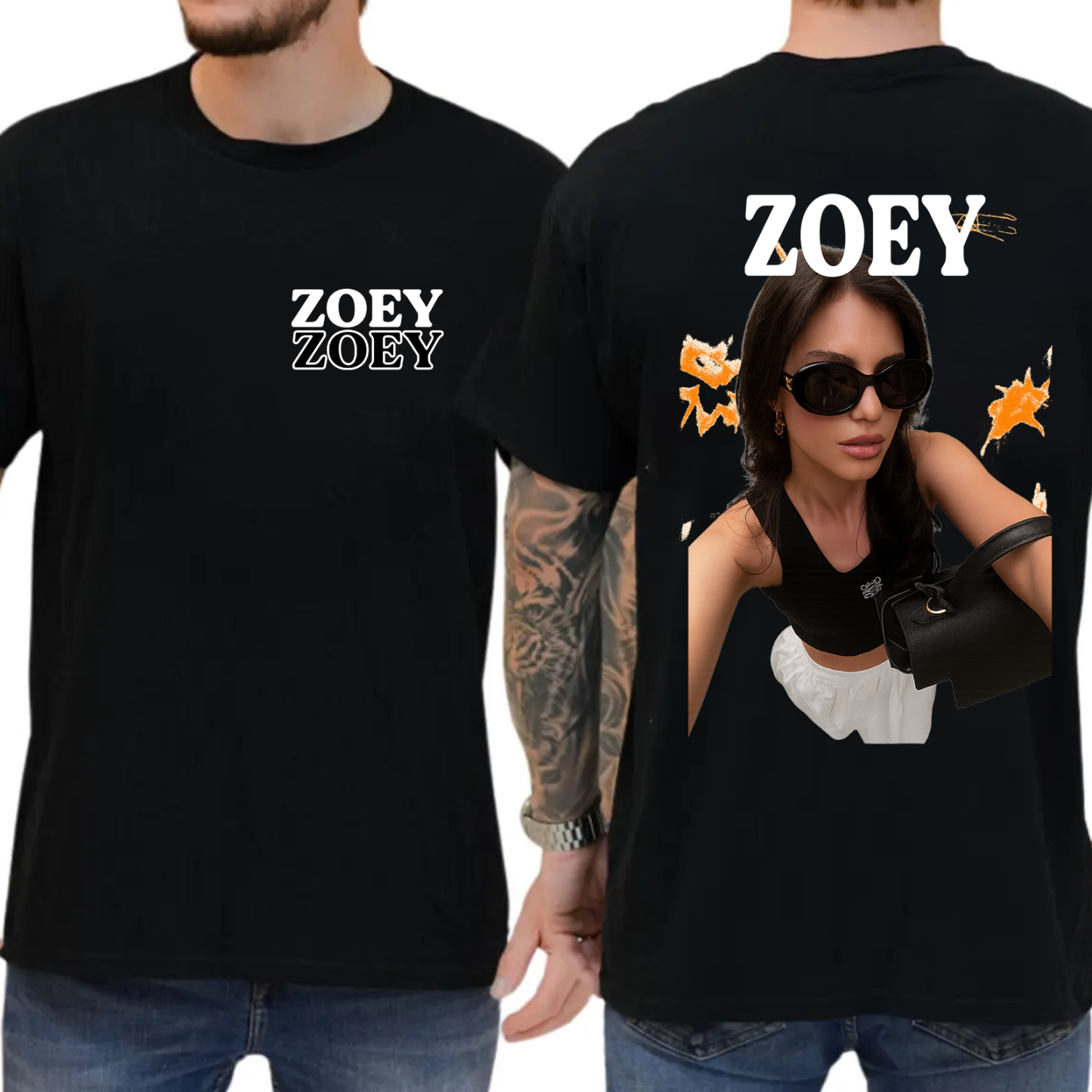 Custom Girlfriend Photo Tee