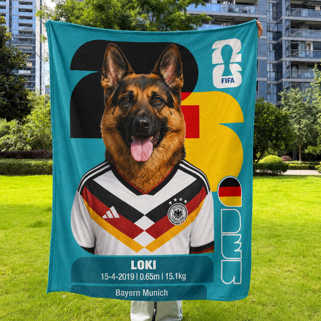 World Cup Champion Pet Star Custom Blanket