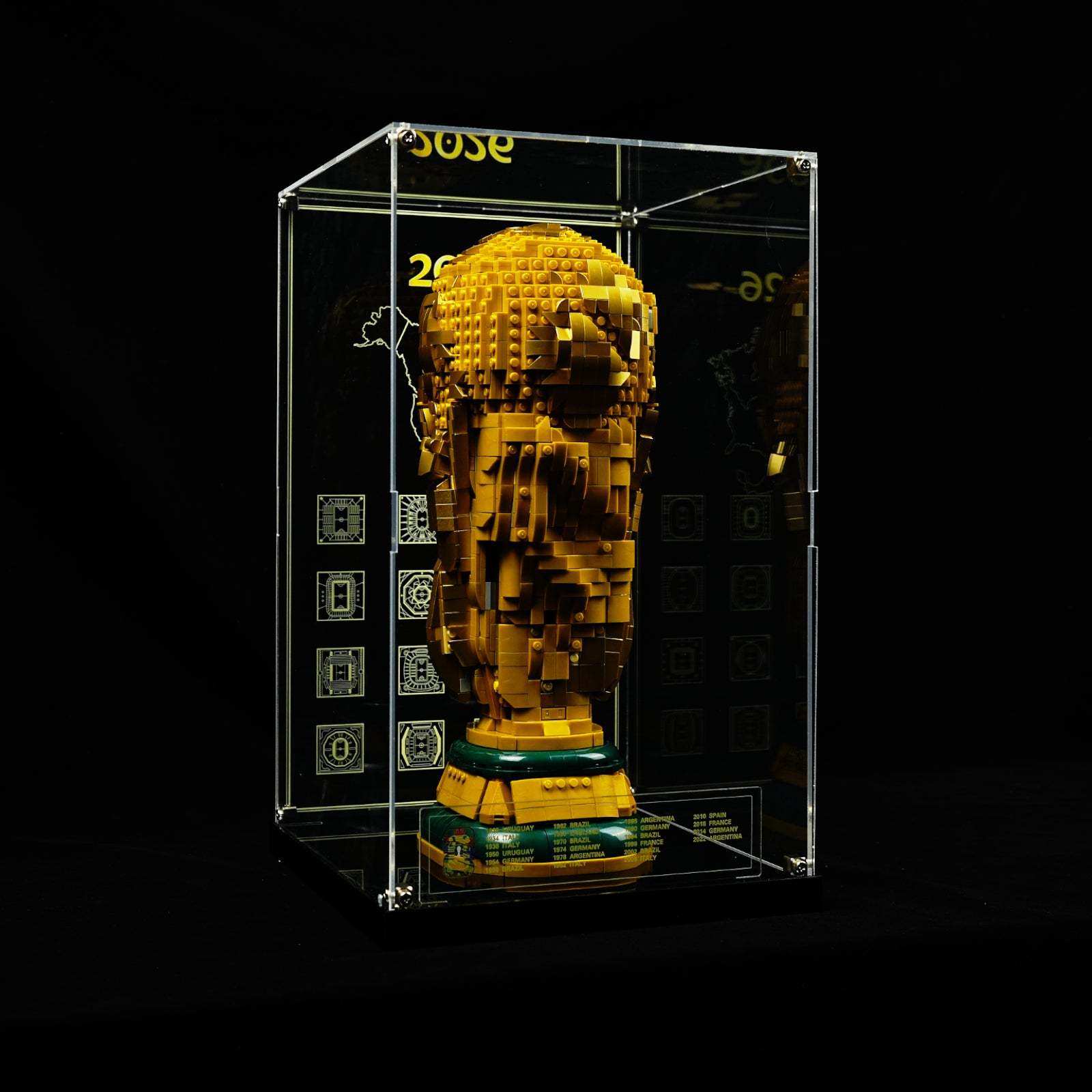 Premium LED Acrylic Display Case for LEGO® 43020 FIFA World Cup™ Trophy