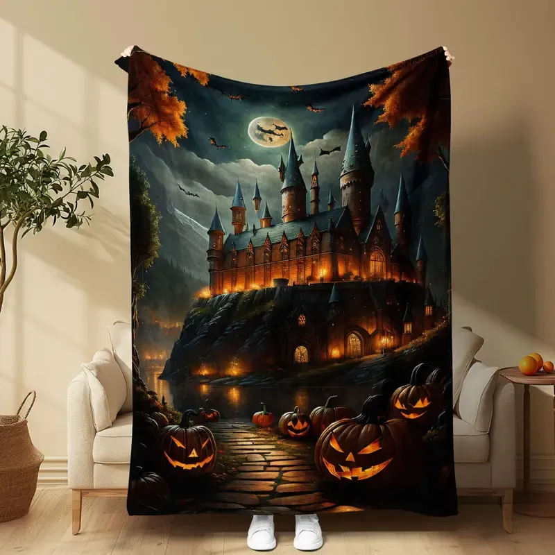 Hogwarts Castle Pattern Blanket