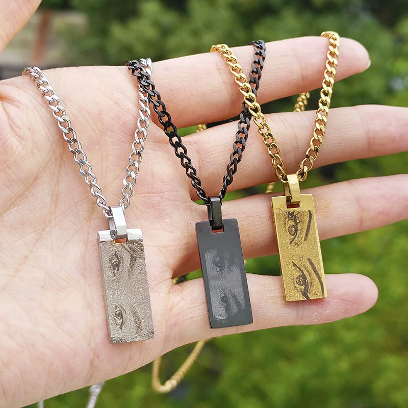 Personalized Eyes Engravable Bracelet/Necklace 商品缩略图