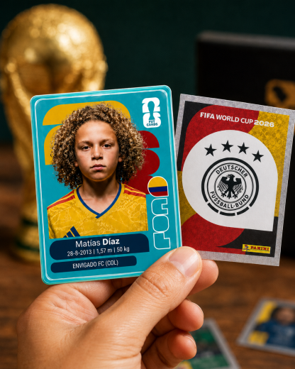 Personalized World Cup-Inspired Soccer Player Card