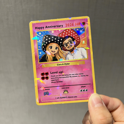 Custom Couple Anime Trading Card