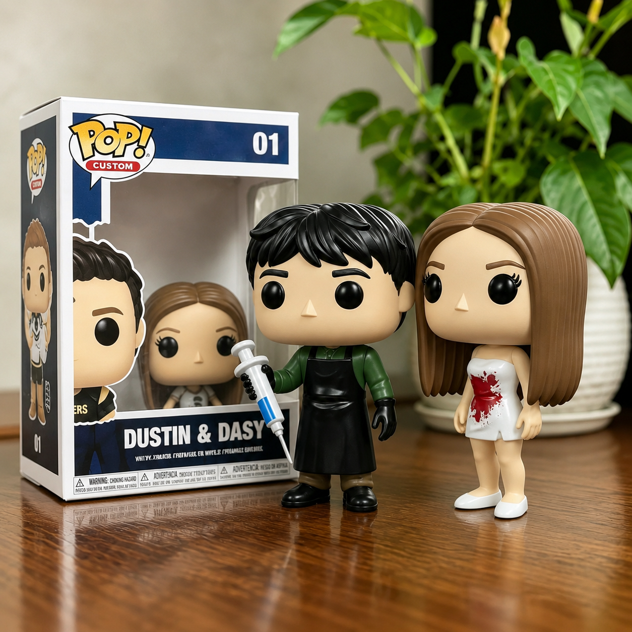 Custom AI Mini Me Pop Figurine