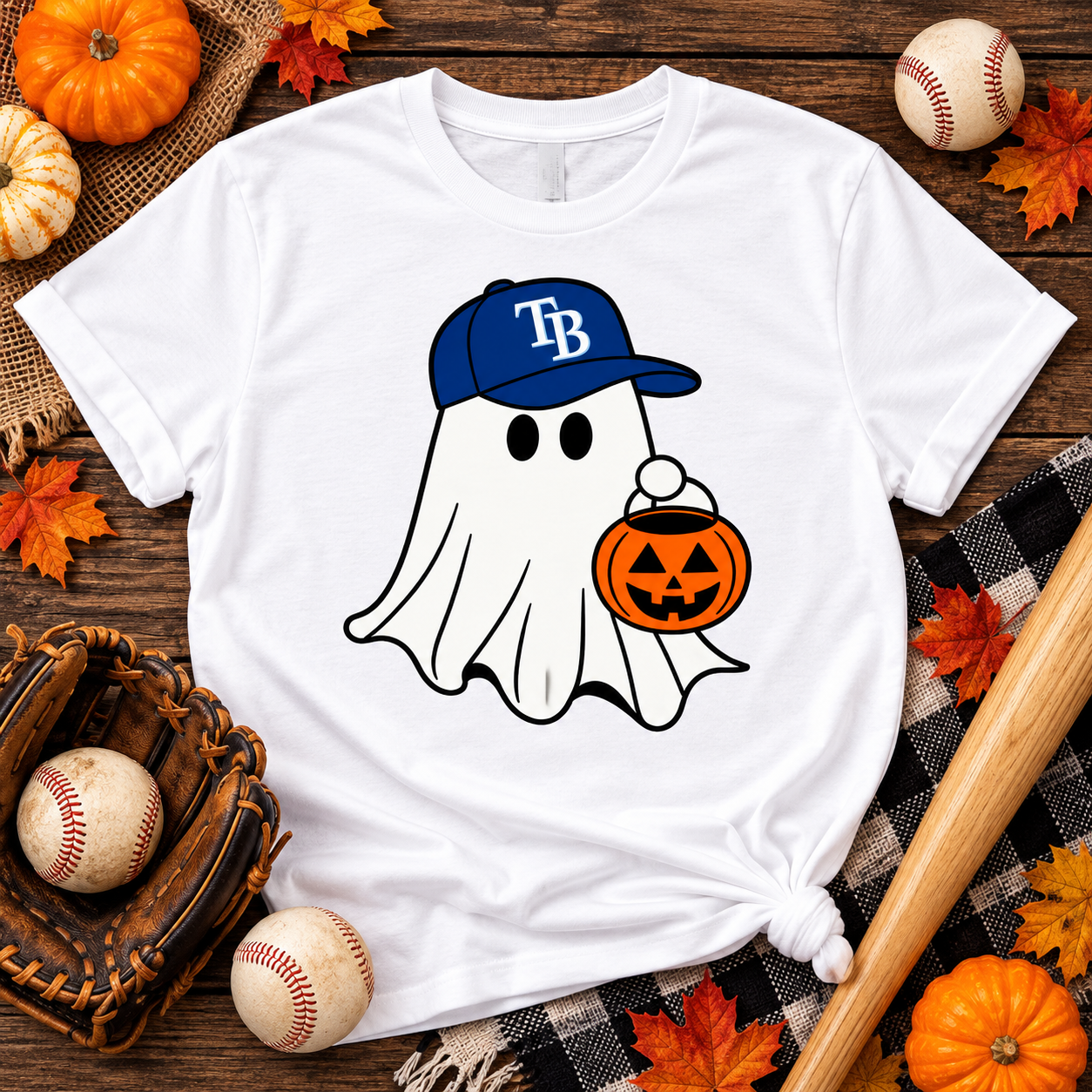Custom Baseball Ghost Spooky Season Shirt