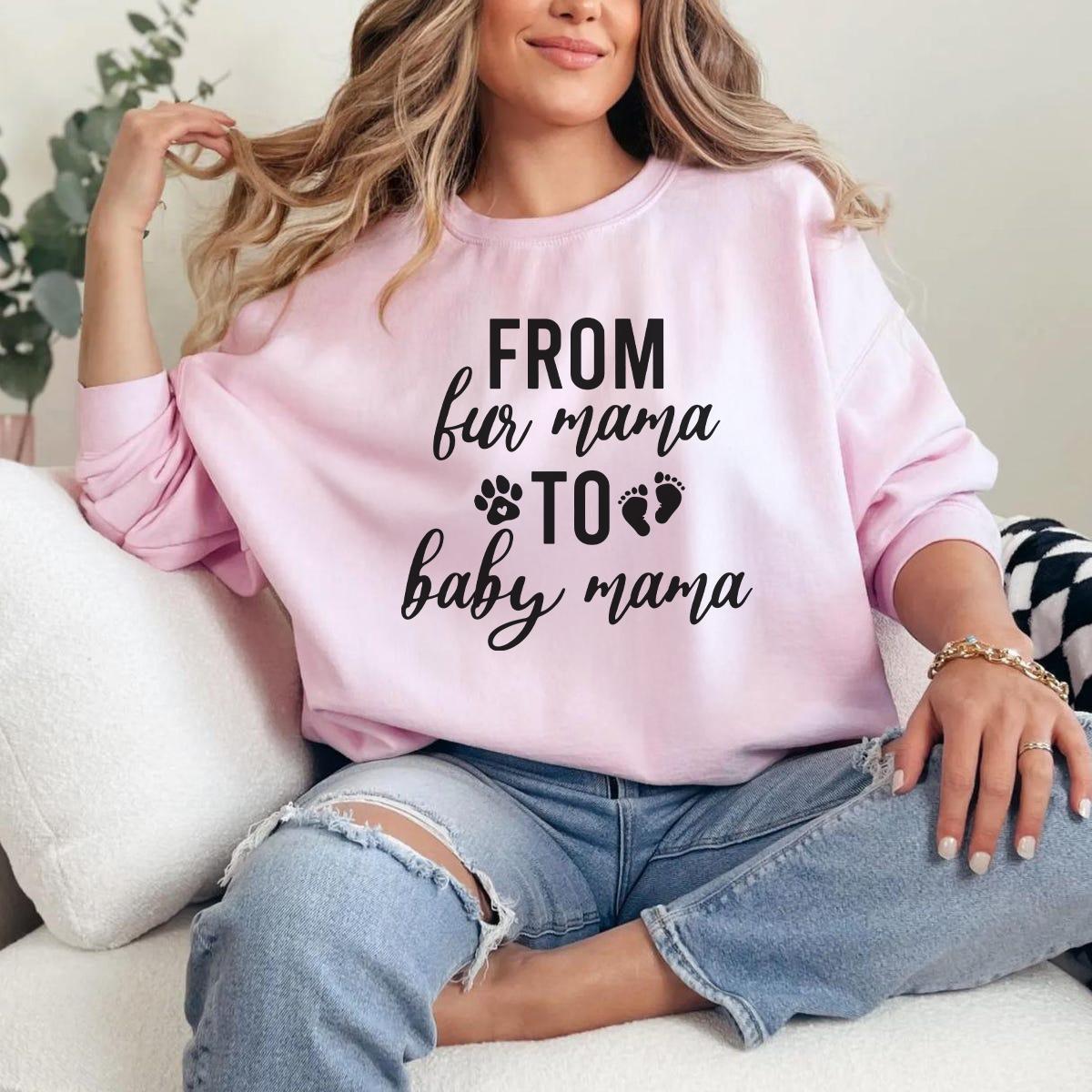 From Fur Mama To Baby Mama Shirt, Fur Daddy To Baby Daddy Shirt