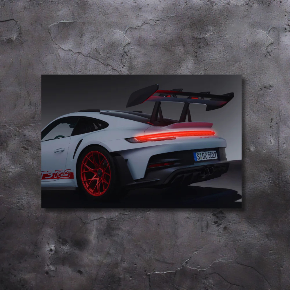 LED Car Poster