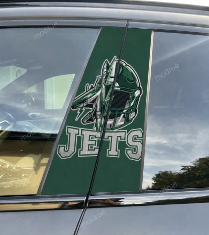 New York Jets Car Pillar Wrap - Universal Fit
