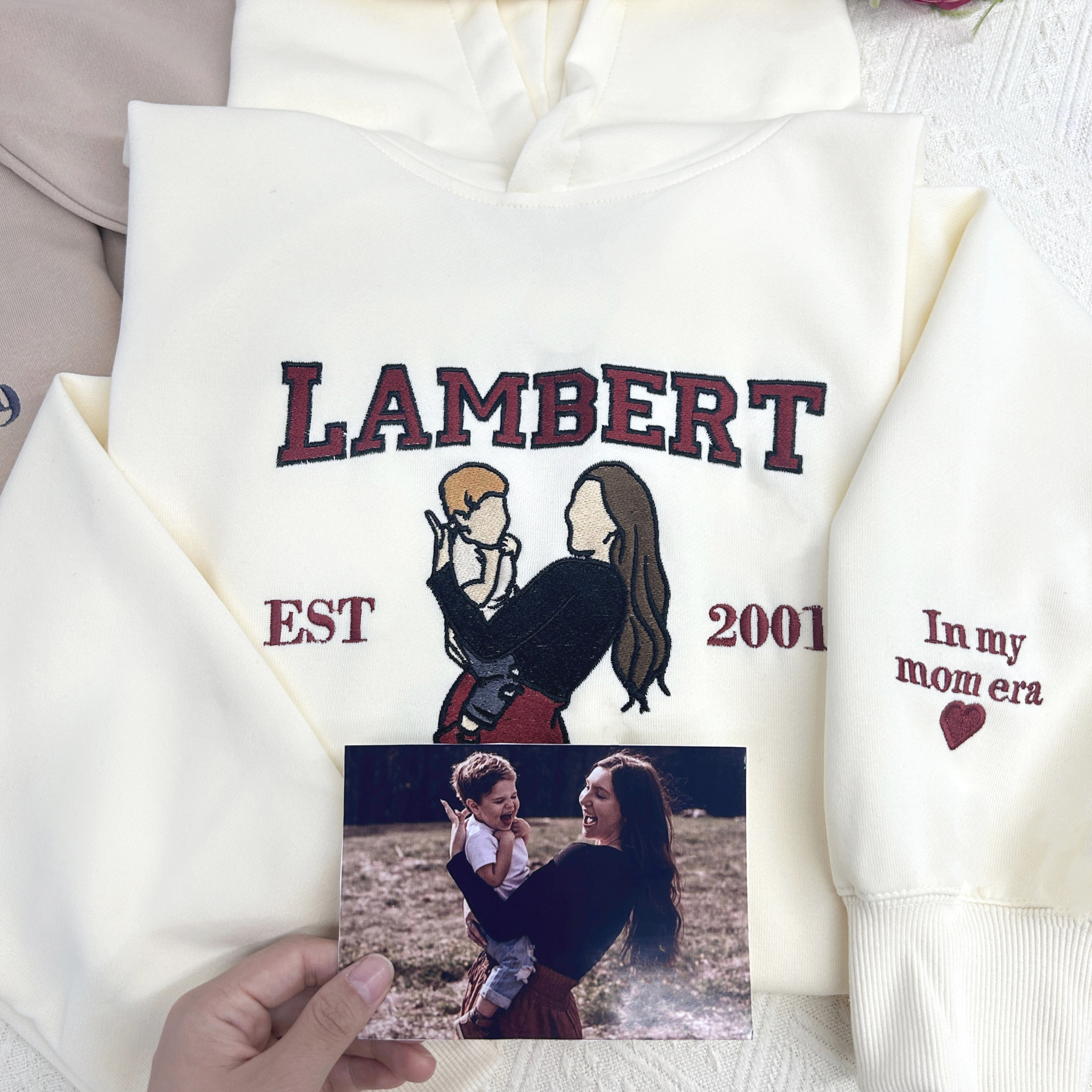 Custom Embroidered Portrait Sweatshirt